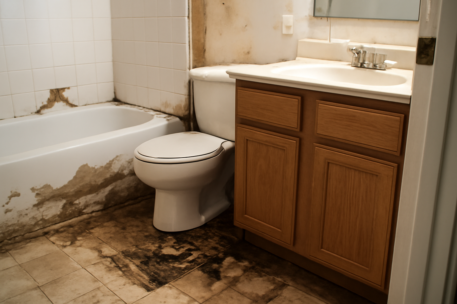 Bathroom Water Damage Restoration in Bear River, UT
