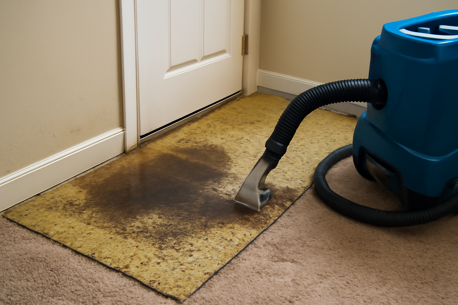 Carpet Pad Water Extraction in Bothwell, UT