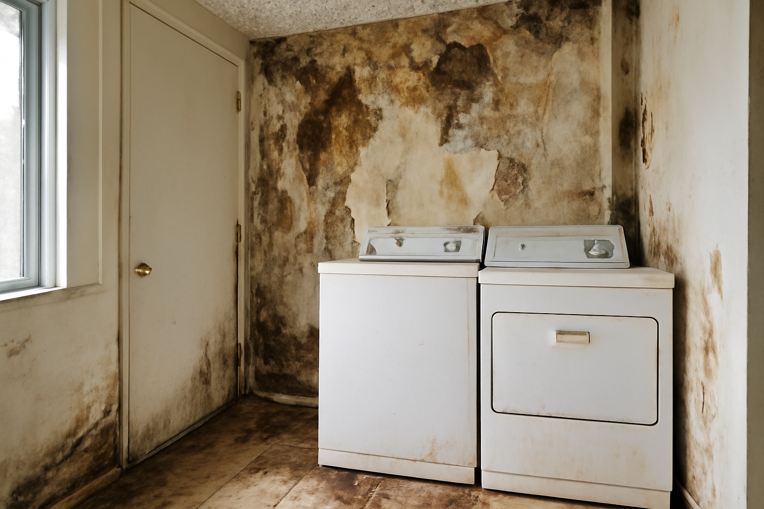 Laundry Room Water Damage Restoration in Clearfield, UT