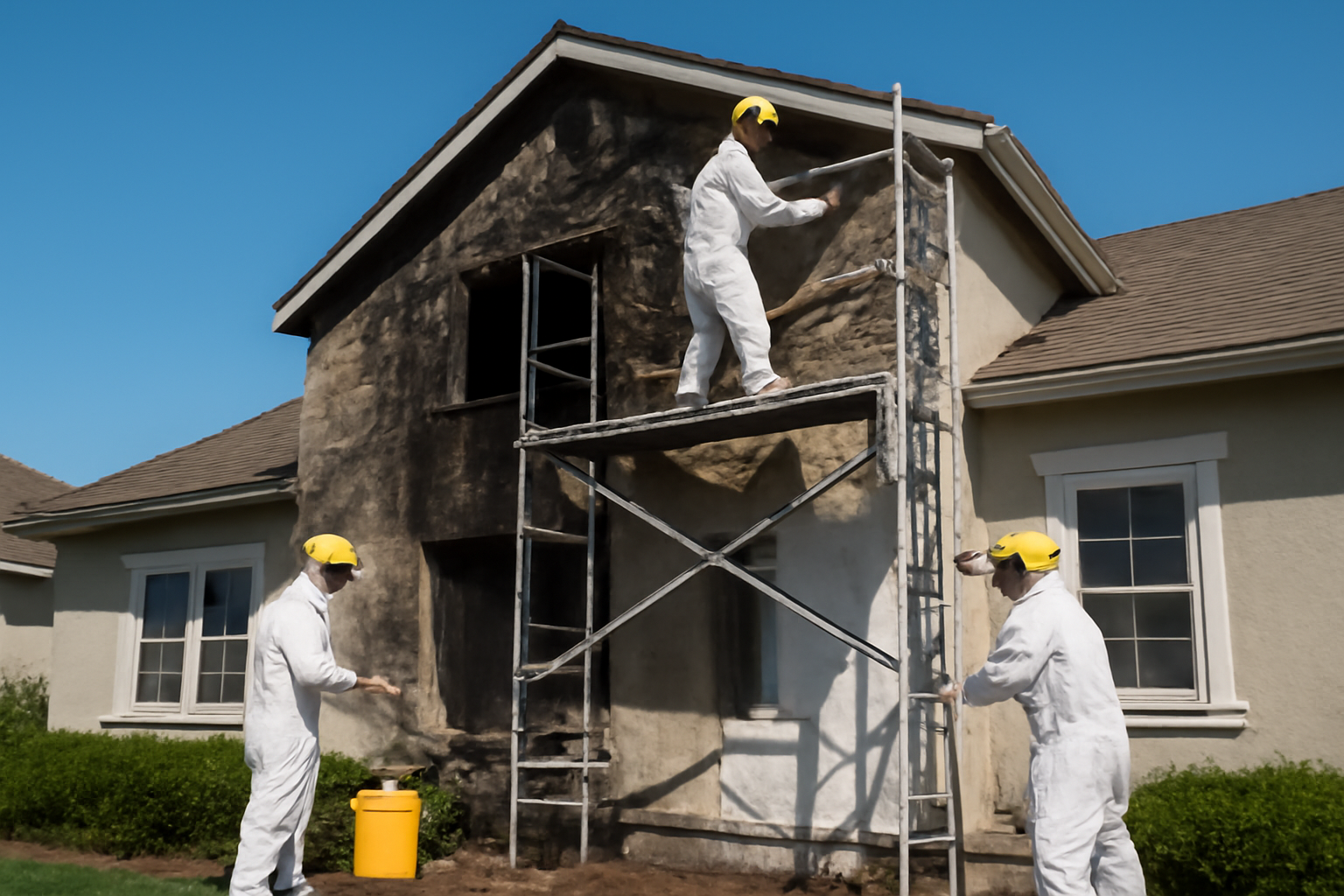 Fire damage restoration service