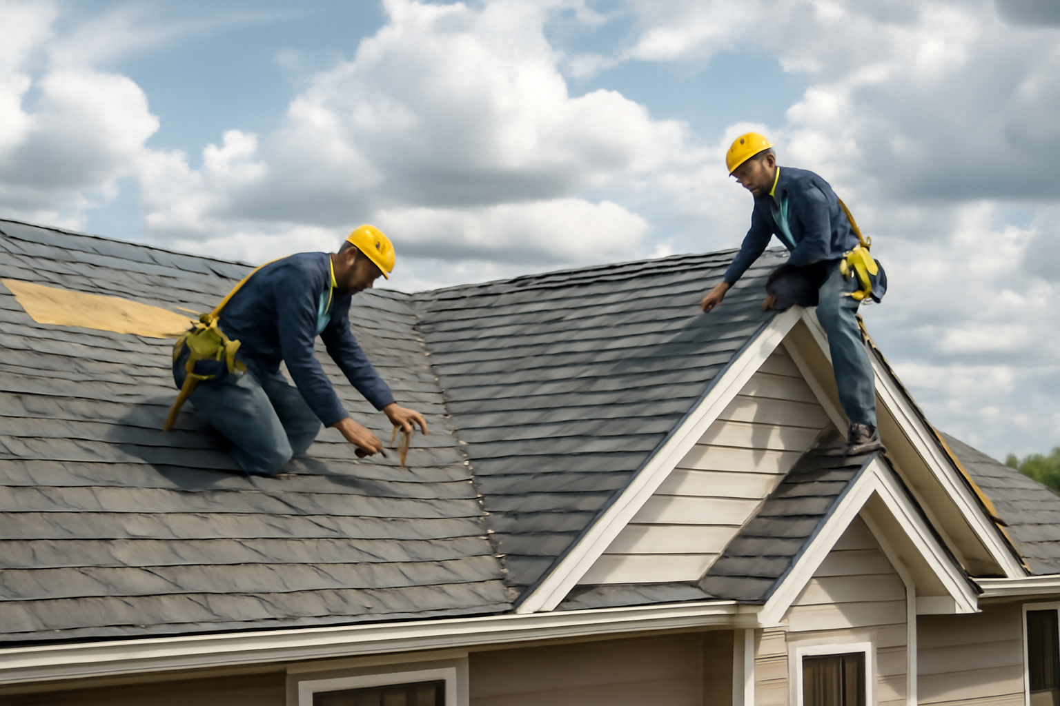 Storm damage repair service